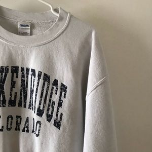 Women’s Breckinridge Colorado White Sweatshirt